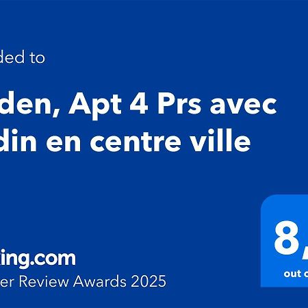 L'Eden, Apt 4 Prs Avec Jardin En Centre Ville Digione Esterno foto